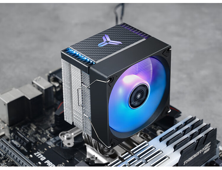 JONSBO CR-1400EVO Color Edition CPU Air Cooler (Nickel-Plated 4 Heat Pipes/RGB Lighting Effects/PWM Fan/130mm Height/Multi-Platform/Thermal Paste Included) 21