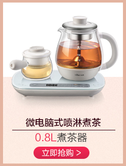 小熊（Bear）养生壶 迷你全自动玻璃加厚 电热水壶花茶壶煮...-京东