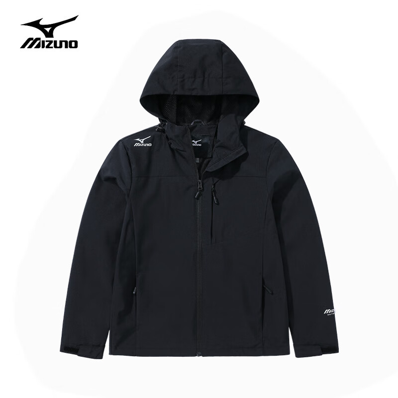 Mizuno Outdoor Jacket, Unisex Mountaineering Coat, Windproof Fleece-Lined Outerwear