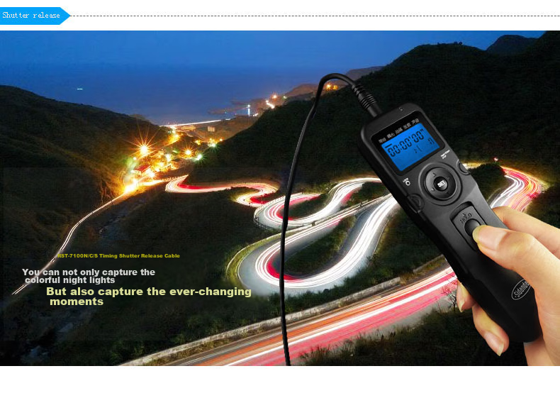SidanDe 7600C2 Canon Wireless Remote Control Timer for EOS 5D4 5D3 5D2 5D 7D2 7D 6D 6D2 50D 9