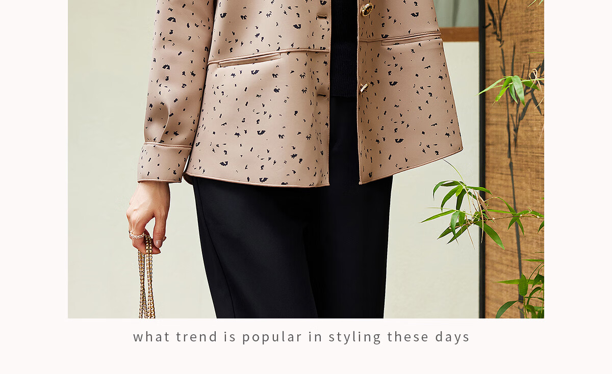YUZHAOLIN Middle-aged and Elderly Women's Spring and Autumn Coat Elegant Mom Jacket Y243U3012 11