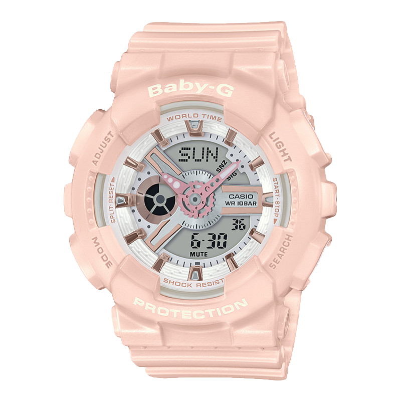 Casio Women's Watch, BABY-G Sports Student Digital Smart Watch, Japanese And Korean Style, Gift for Girlfriend, BA-110XRG
