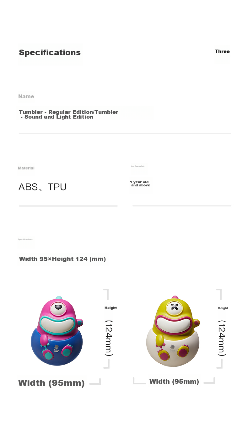Babycare Tumbler Toy for Babies 0-1 Year Old Infant Toy Laitemei 9