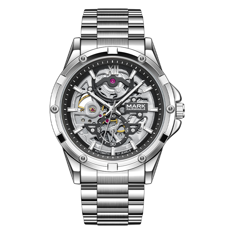 MARK FAIRWHALE Explorer Men's Automatic Mechanical Watch, Top Ten Business Watches, Chinese Brand Wristwatch, Birthday Gift for Boyfriend