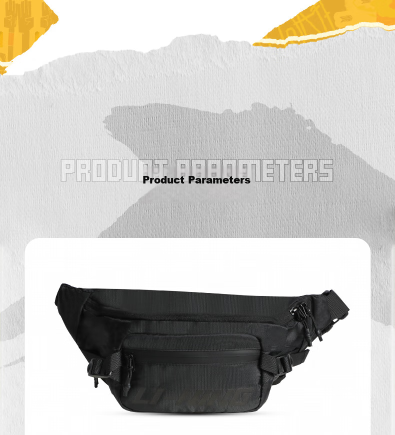 Li-Ning Waist Bag, Crossbody Bag, Sports Cycling Running Fitness Phone Waist Pack, Large Capacity Women's Outdoor Shoulder Chest Bag 14