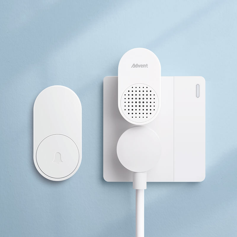 Advent Doorbell, No Battery Required, Self-Powered Wireless Doorbell, Waterproof Home Call Button FL-313