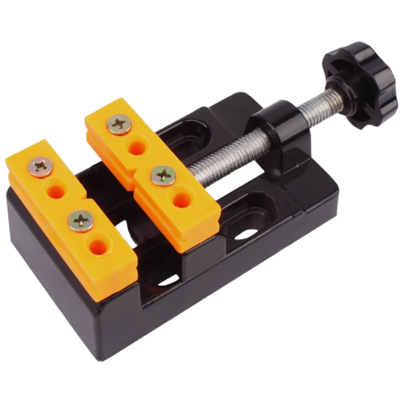 Jingkai Mini Bench Vise, Table Vise Workbench, Multifunctional Precision Clamp, Micro Desk Vise, Flat-Jaw Vise