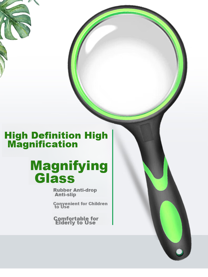 MIXOUT Children's Natural Observation Magnifying Glass, High-Definition High-Magnification Insect Viewer for Elementary Students And Elderly Reading 1