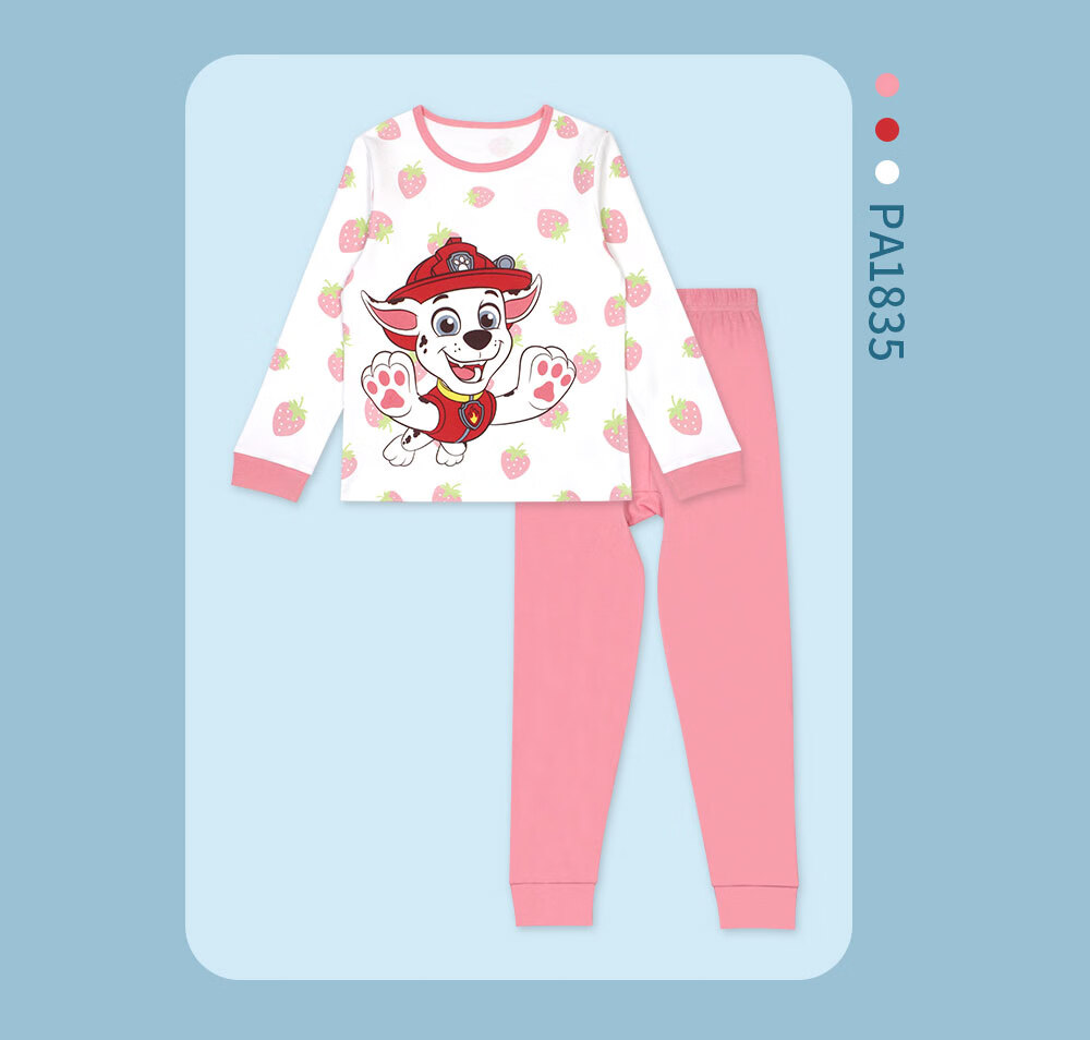 PAW PATROL Children's Autumn Underwear Set, Boys' Pajamas, Kids' Spring Loungewear, Girls' PA1837 120 14