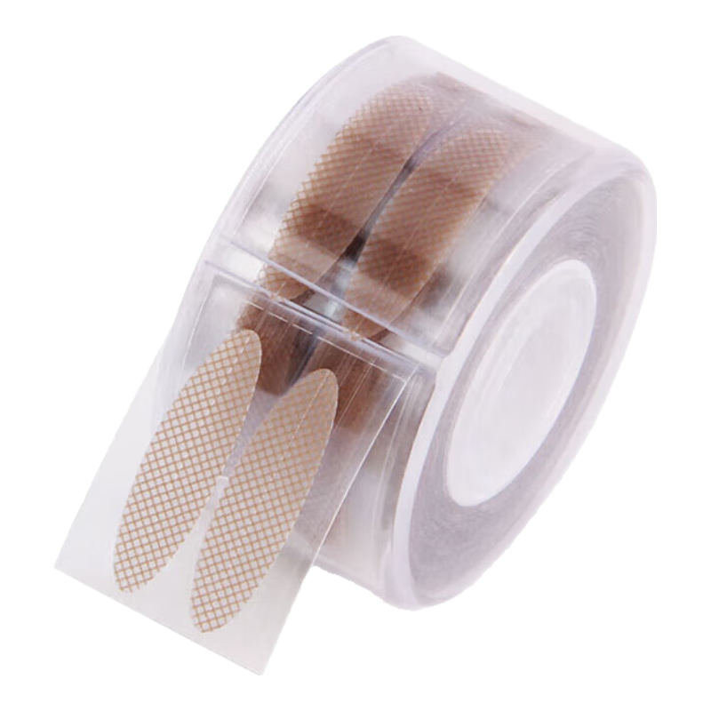 UPLUS Roll Lace Mesh Invisible Double Eyelid Tape 600pcs Nude L Wide Strong Adhesion Easy Makeup Application