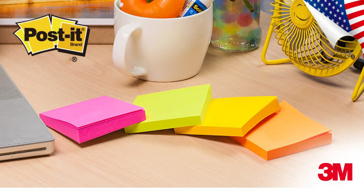 3M Post-it Notes Reminder Sticky Notes Memo Paper Office Supplies Study Essentials Classic Series Rectangular 655P-PI (Pink, 12 Pads/Pack) 2