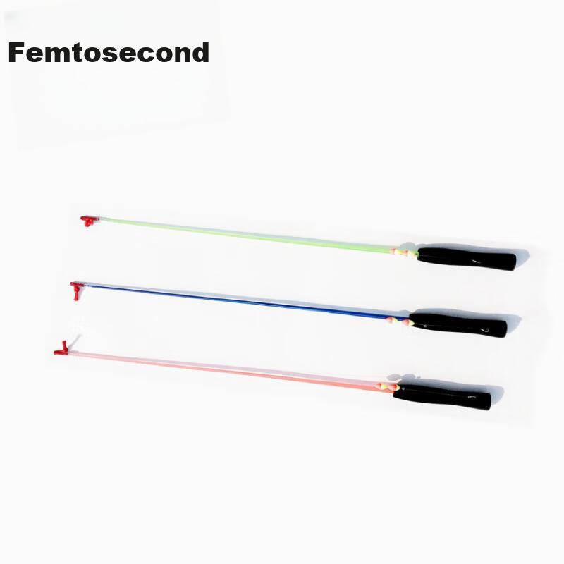 Удочка Feimiao Ultra-Light Hard 1M, односекционная, детская, для парков, малых рек, для ловли золотой рыбки и креветок [случайный цвет]