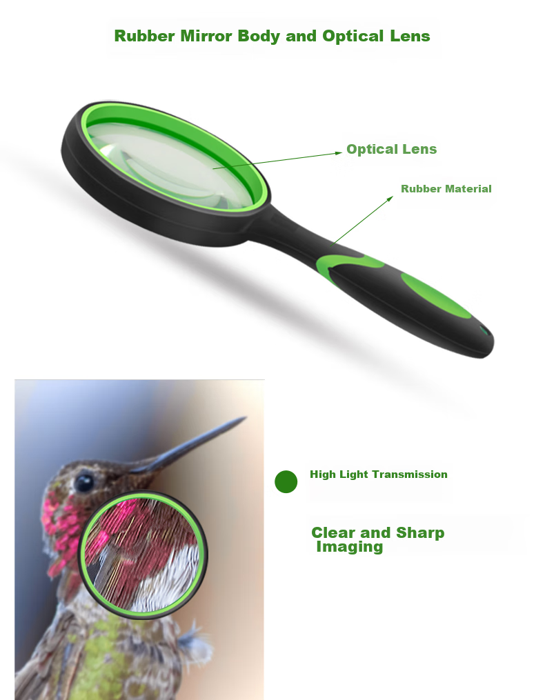 MIXOUT Children's Natural Observation Magnifying Glass, High-Definition High-Magnification Insect Viewer for Elementary Students And Elderly Reading 4