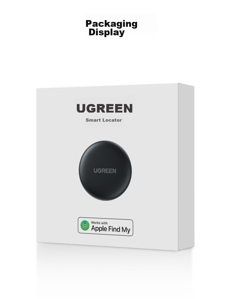 UGREEN Tag Locator Tracker Anti-Loss Device, FindMy Certified Global Precise Finder for Apple Air/iPhone 18 Pro Max Phones, Keys, Luggage, Backpack Anti-Loss 26