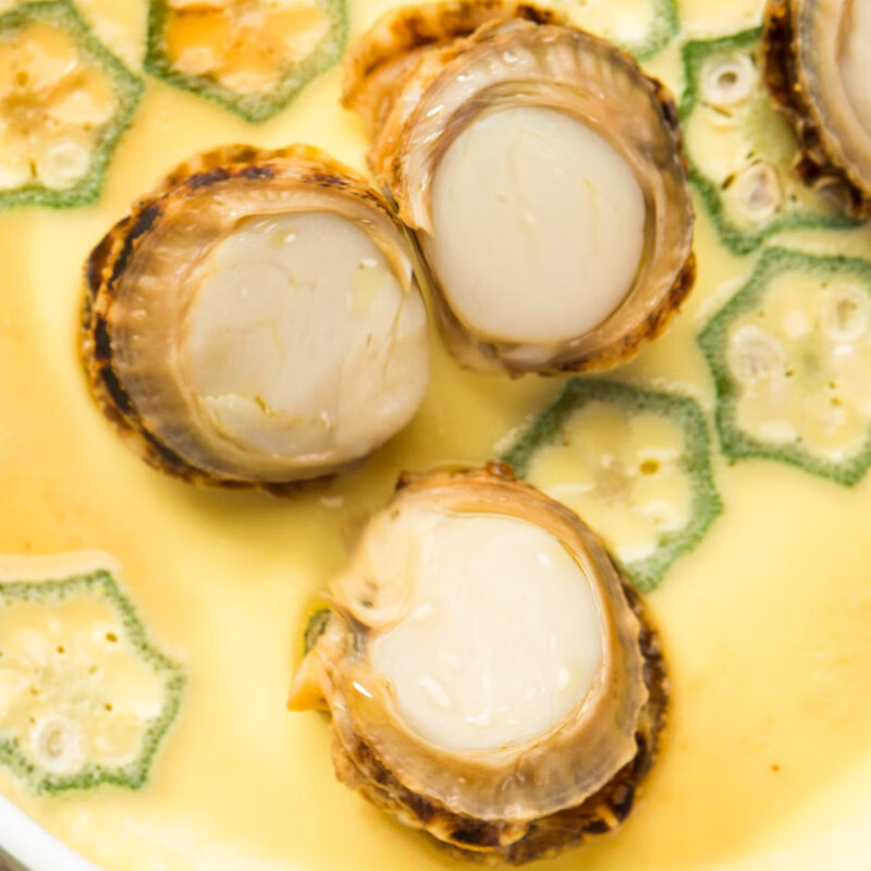 獐子岛 冻煮虾夷扇贝400g 大号去脏去沙 海鲜水产生鲜贝类火锅食材原料