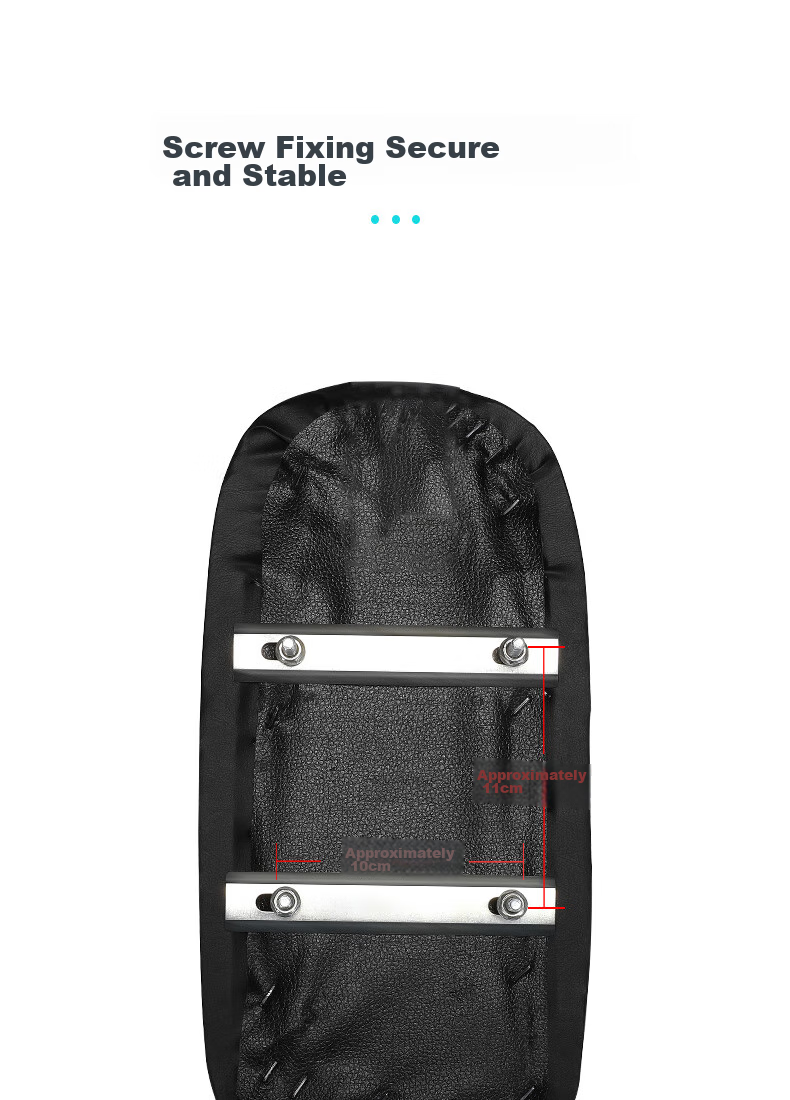 FOREVER Bicycle Seat, Mountain Bike Rear Rack Seat Cushion, Universal Passenger Seat, Cycling Accessories 7