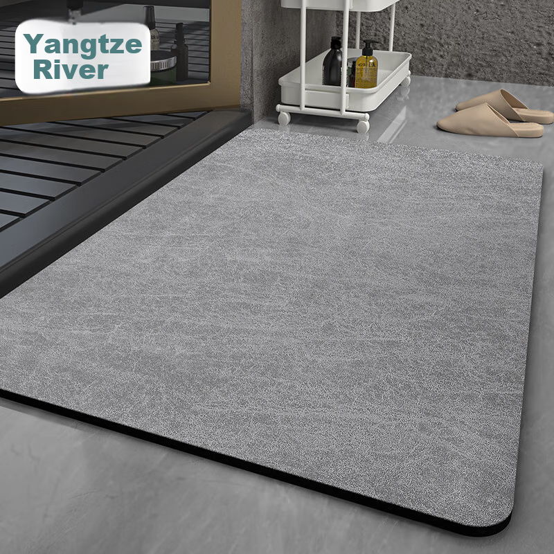 Dajiang Bathroom Mat, Toilet Entrance Absorbent Bath Mat, Non-Slip Floor Mat for Bathroom, 40x60cm