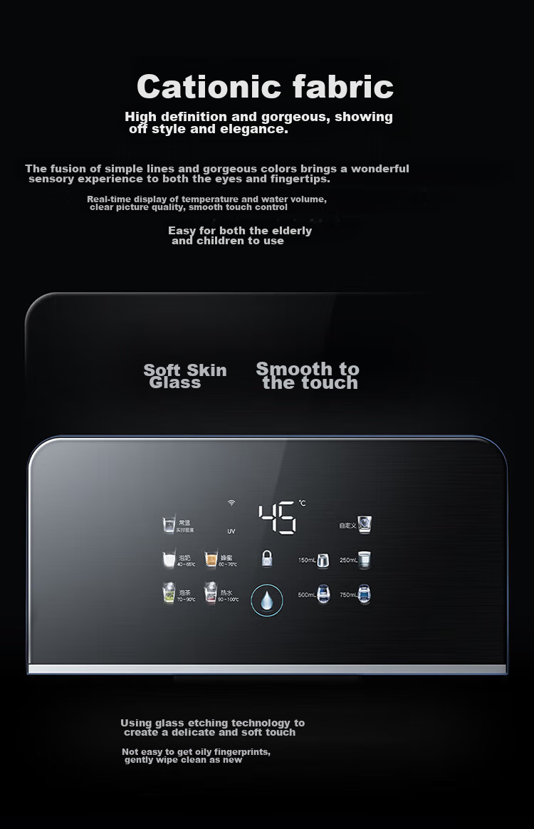 VIOMI Wall-Mounted Water Dispenser for Home Use with Full Flow Rate, Adjustable Temperature, Instant Hot Water, Connected Drinking Water Machine, Safe Child Lock Protection, UV Sterilization Master 2S 5