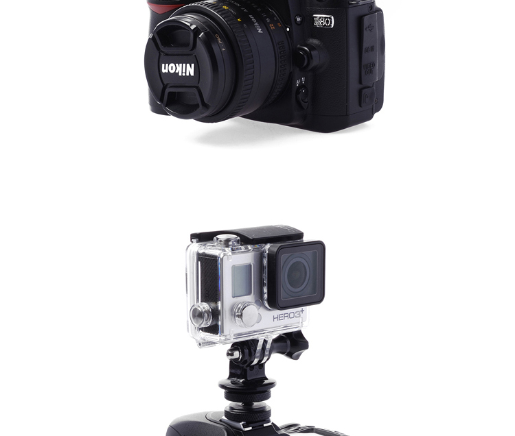 KYOTSU GoPro 13/12/11/10/9, DJI Action 6/5pro/4/3 Universal Sports Camera Gimbal, DSLR And Mirrorless Camera Hot Shoe Base Converter Accessory 9