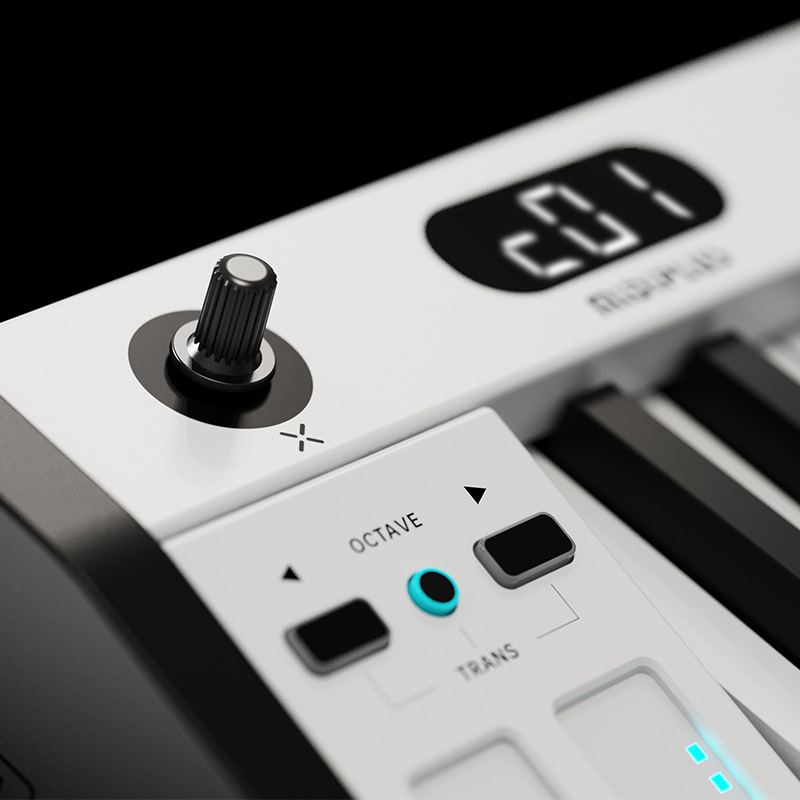 Midiplus X8III Upgraded Version, 88-Key Electronic Music Controller, Professional Composition Midi Keyboard