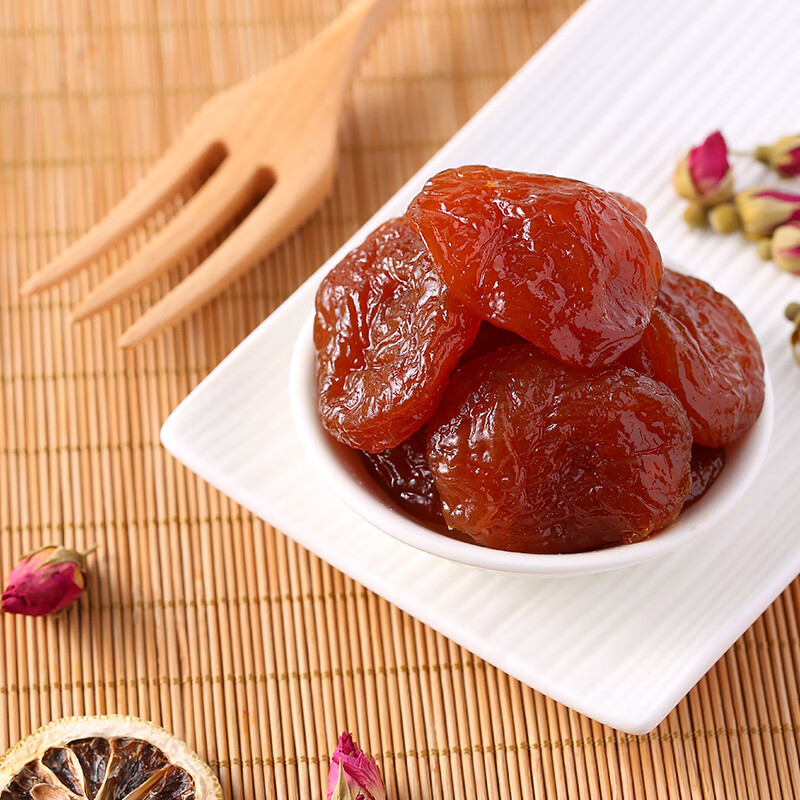华味亨  杏脯100g/袋蜜饯果干 健康零食水果干红杏果脯杏脯果干