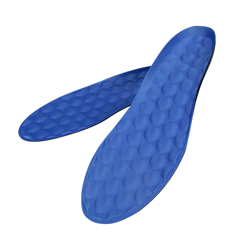 Eleft Sports Insoles with 3D Foot Massage And Arch Support, Breathable Sweat-Absorbing And Odor-Resistant Insoles for Men And Women, Cool Blue