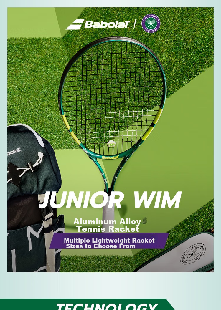 Babolat New 25 Wimbledon Series Children's Beginner Tennis Racket, Babolat Junior WIM Tennis Racket 1