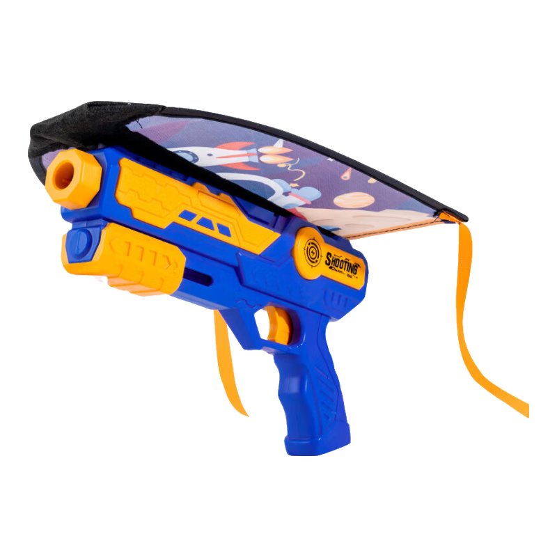 Babamama Foam Ejection Airplane Toy for Boys, Outdoor Shooting Kite Gun, New Year Gift