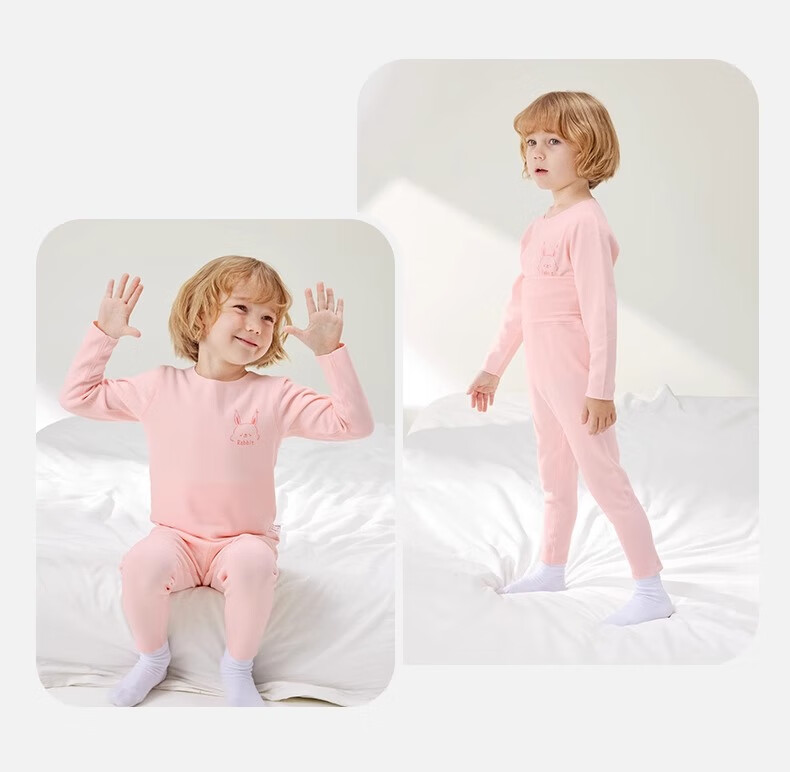 Betis Thermal Velvet Children's Warm Underwear Heating Baby Sleepwear Autumn Clothes Set Autumn Winter Boys Girls 22
