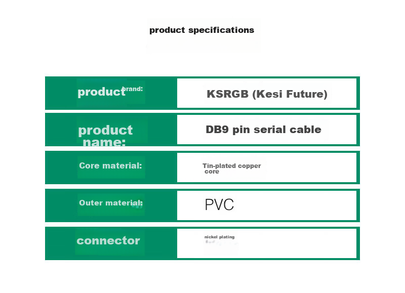 KSRGB DB9 Direct Serial Cable COM Port RS233 Control Cable Extension Cord Suitable for Central Control Equipment CNC Machine Tool Barcode Printer 3 Meters (Male to Female) KS-D 7