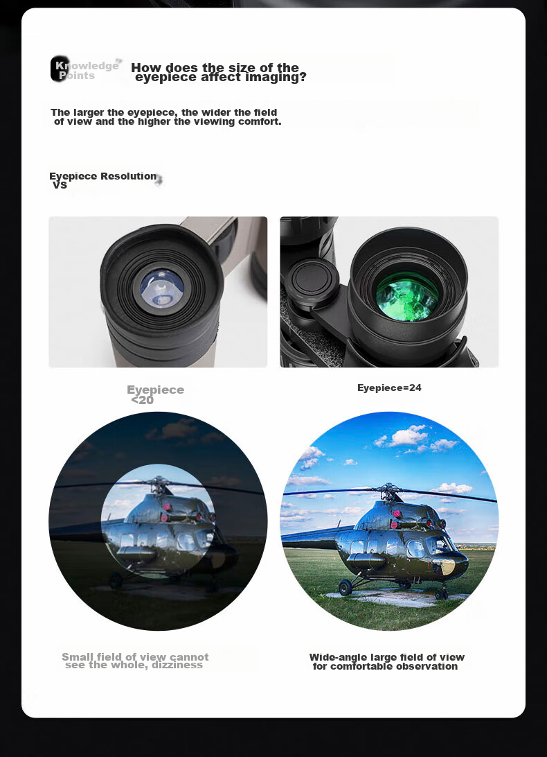 FEIRSH Binoculars, High Magnification, High Definition, Portable, for Adults And Children, Concert Viewing, Non-Night Vision, Bird Watching Telescope, 10x50 T18 6