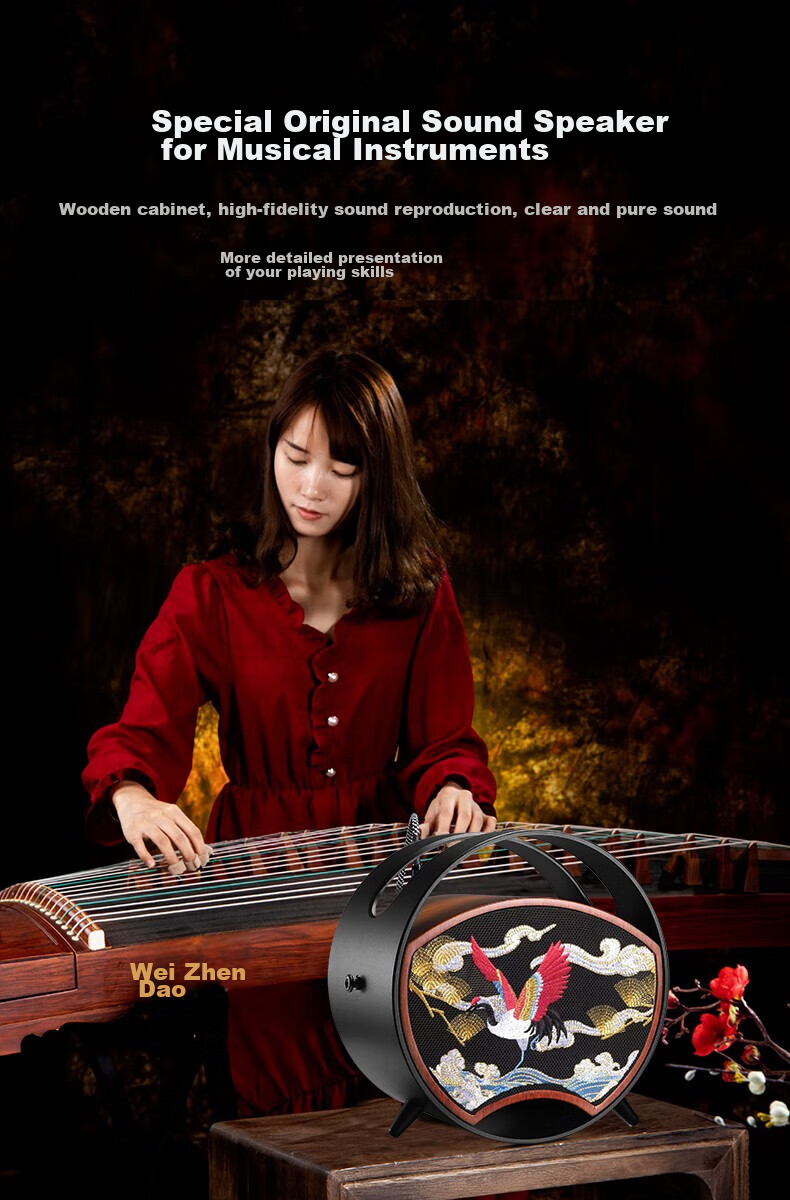 ENO ENU Ancient Zither Dedicated Folk Music Pickup Device for Guzheng, Erhu, And Guqin, External Pickup EPU01GQ 8