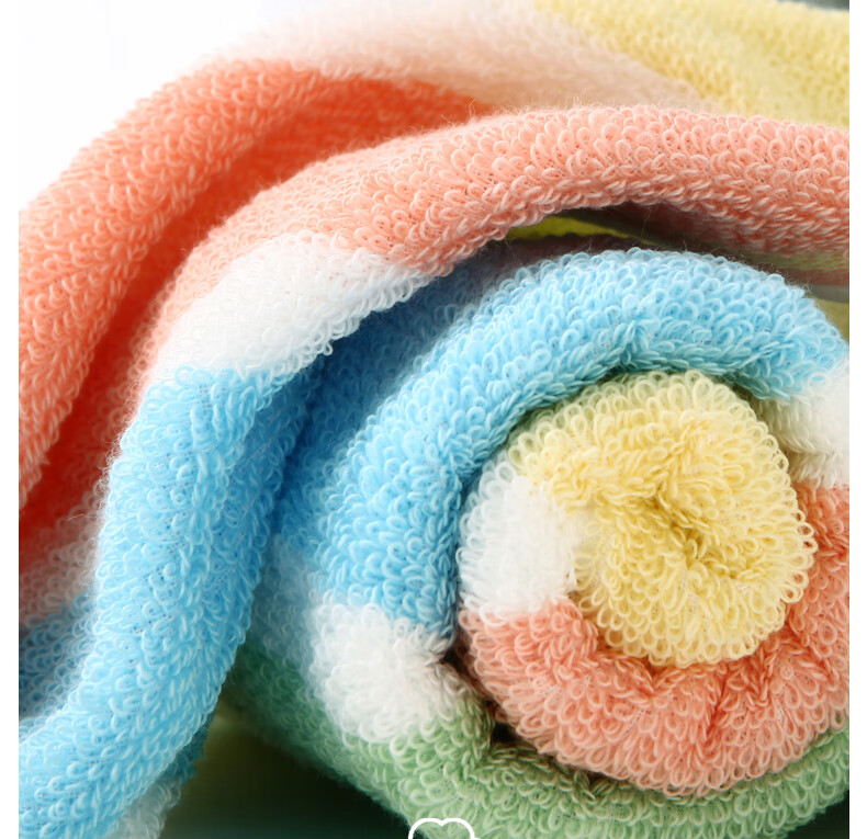 KING SHORE Class A Pure Cotton Antibacterial Towel, Absorbent Sports Face Towel, Individually Packaged 6
