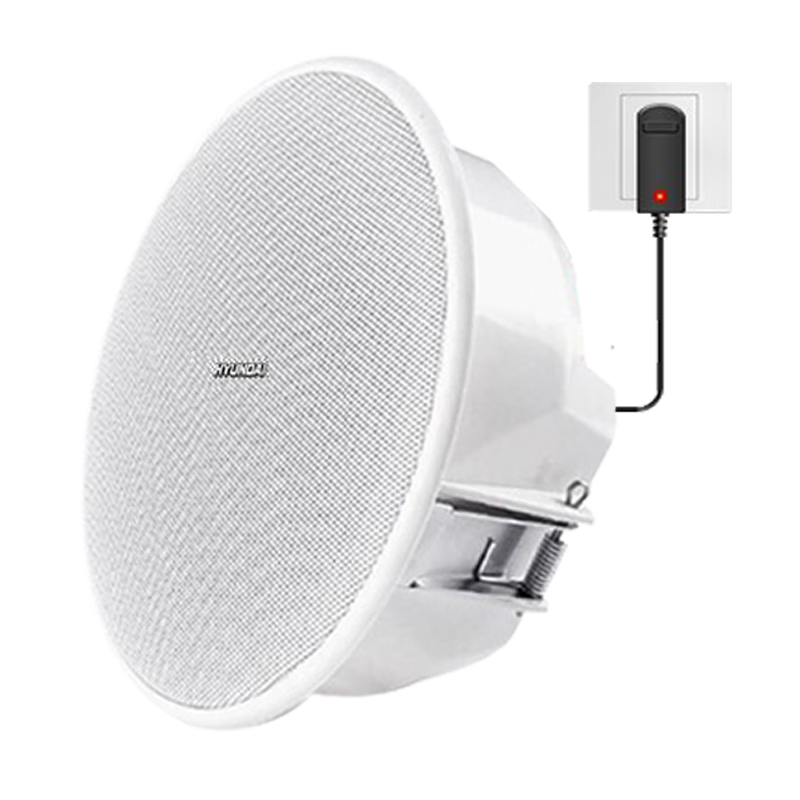 HYUNDAI HYUNDAI N4 Wireless Bluetooth Ceiling Speaker Set, Home Theater Suspended Ceiling Speakers for Living Room And Conference Rooms (Requires Transmitter for Use)