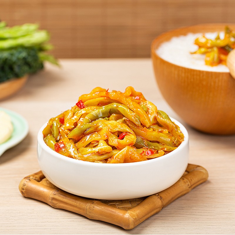 饭扫光榨菜 鲜脆榨菜丝352g 下饭菜 香辣咸菜泡菜 拌饭拌面调味料