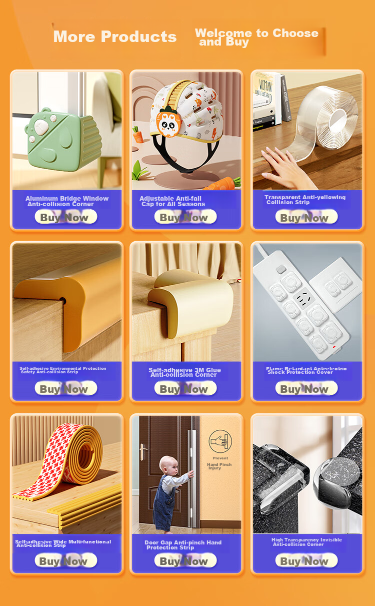 Yayashu Transparent Corner Guards, Child Safety Edge Protectors, Table Edge Air Cushion Corner Protectors, Anti-Collision Protection Strips, Right-Angled 10 Pieces 1