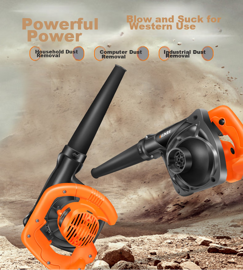 JU QUAN High-Power Blower, Industrial Powerful Dust Blower, Dust Remover And Cleaner, Dual-Use Blower with Suction Function, Load Capacity 2300W 3