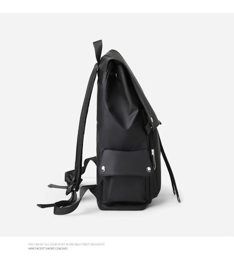Viney Backpack for Men And Women, Japanese-Style Trendy Brand Large Capacity Casual Travel Bag Cool Schoolbag for Middle School And College Students 15