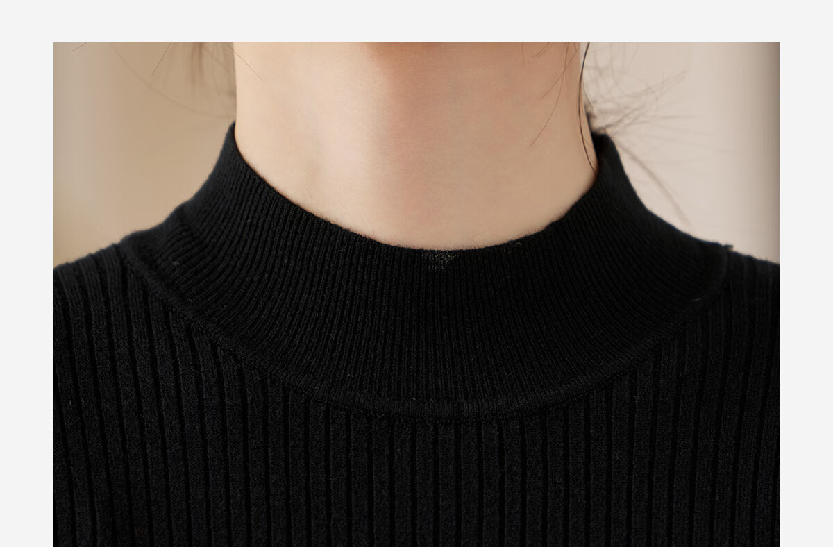 She Enjoy Women's Knitwear Half-Zip Reversible Casual Pullover Sweater T53Z053 9