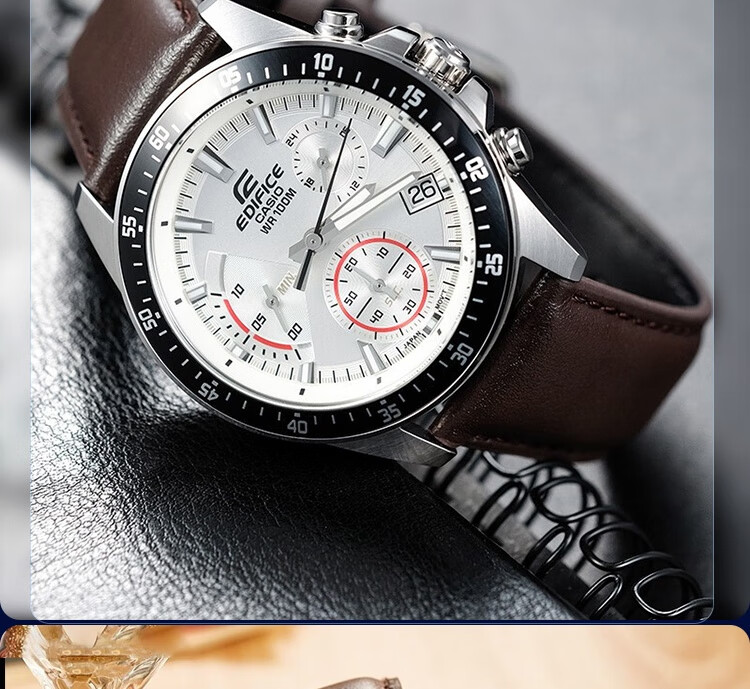 CASIO EDIFICE Men's Fashion Business Student Quartz Watch EFV-540D-1A 11