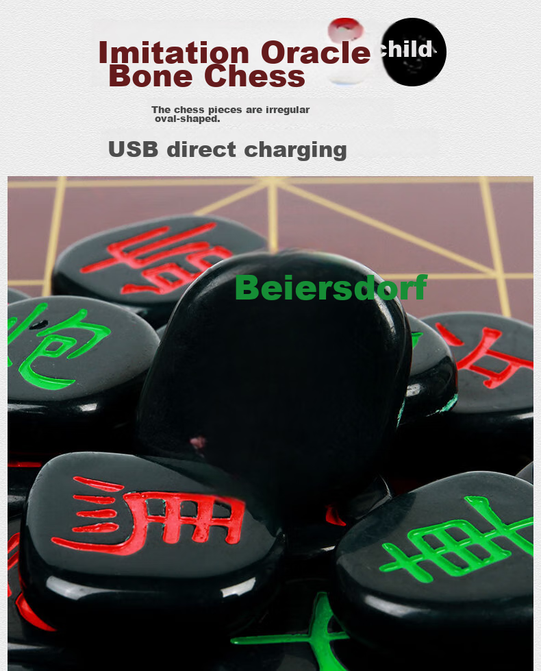 FORTHGOER Magnetic Folding Chinese Chess, Portable Children's Board Game, Chess Toy A-9 Extra Large Camping Essential Gift 6