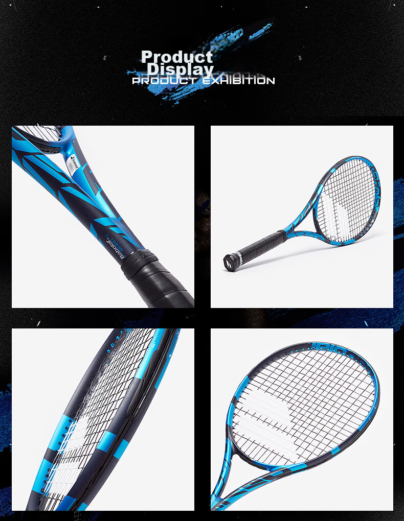 Babolat Full Carbon Tennis Racket, 2025 Model PD, for Li Na And Wang Xin Yu, Adult Professional Tennis Racket [Pre-Strung] 14