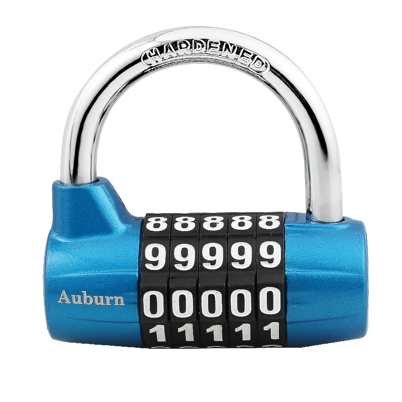Aoben Password Lock, Padlock, Gym Locker, Anti-Theft Window Lock, Main Door Lock, AB5003 Blue