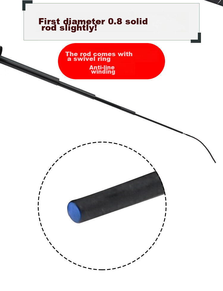 Dijia Fishing Rod, Black And White Carp Flagship Version, 28 Sections, Large Comprehensive Groove, VCF Toray Carbon Rod, 5.4 Meters Long, with Rod Tip Included 5