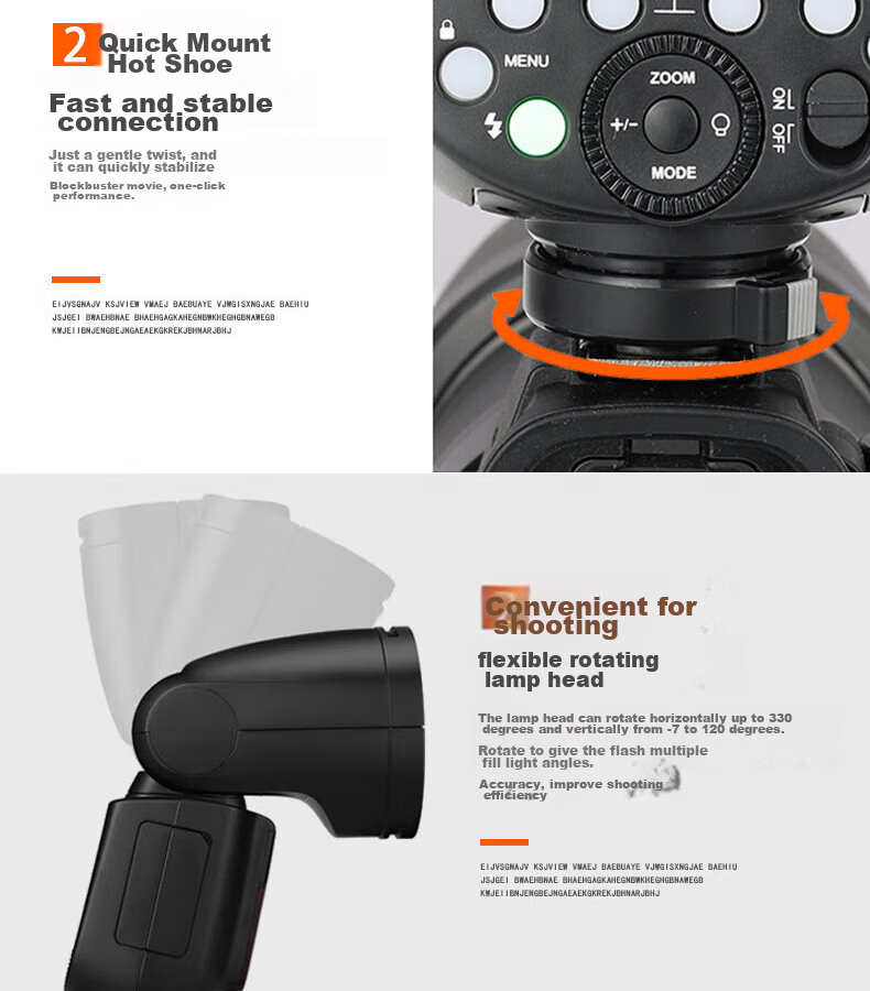 Godox V1 Flash, DSLR Camera External Hot Shoe Light, Lithium Battery, High-Speed TTL Photography Hot Shoe Light, Portable Pocket Light (Sony Version) 12