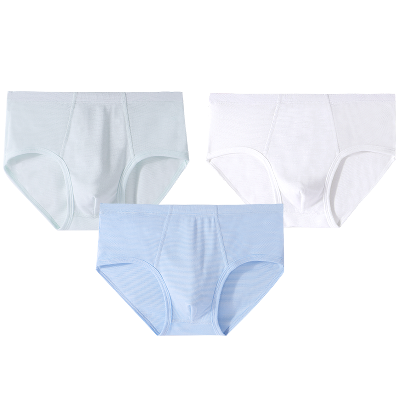 Hzasz Children's And Teenage Underwear for Boys, Modal Triangle Briefs for Middle And High School Students, All Seasons, Puberty Boys' Underpants