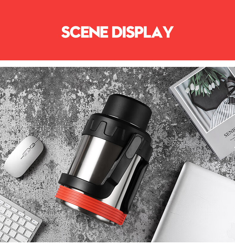 IMOGY German Aemanger Travel Thermos Insulated Bottle Outdoor Large Capacity Portable Car Warm Water Kettle Hot Water Flask 7