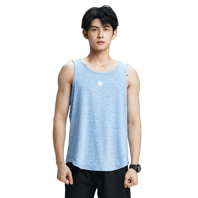 BURUITE Marathon Running Vest, Sports Track And Field Training Wear, Quick-Dry Shirt for Men, Summer Fitness Wear, T-Shirt Equipment Top
