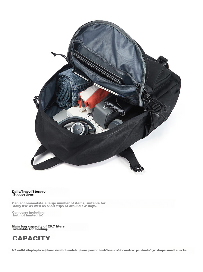 BOSTANTEN Men's Backpack, High School And College Student Bookbag, Trendy Backpack with Large Capacity for Laptops And Notebooks, Suitable for Both Men And Wome 9