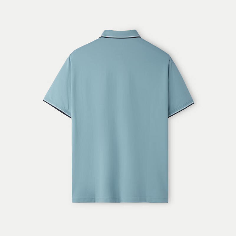 HLA Short-Sleeve Polo Shirt for Men, 25 Light Business Chic Ageless Collared Short-Sleeve Shirt for Men, Summer